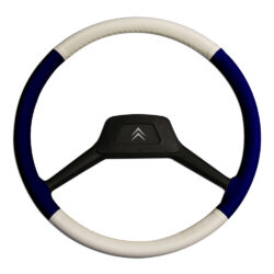 1005685 Steering Wheel Cover 43cm - Blue & White