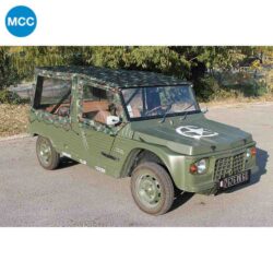 0801032 Mehari Complete Hood Cover Set for Aluminium Windscreen - 4 Straps - Europe Camouflage