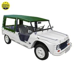 0801049 Mehari Hood Cover Set (Without Doors) for Aluminium Windscreen - 4 Straps - Green
