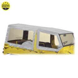 0801114 Mehari Hood Top Cover (With Fixing Bar) for Aluminium Windscreen - 4 Straps - Grey