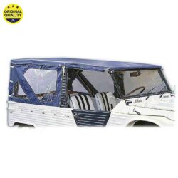 0801122 Mehari AZUR Hood Top Cover with Fixings - Dark Blue