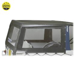 0801507 LEFT - Mehari Hood Side Cover for Iron Windscreen - Black