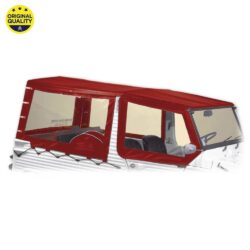 0801618 Mehari Standard Hood RIGHT Side Cover - 4 Strap - Red
