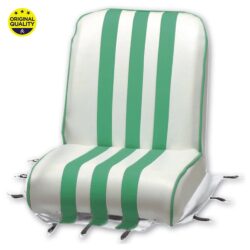 1300032 FRONT - Mehari Seat Cover - Green and White x1