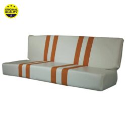 1303035 REAR - Mehari Seat Cover - Orange and White