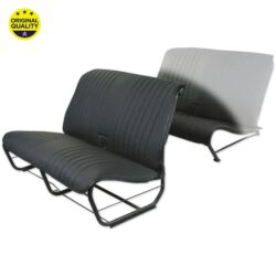 33000010 FRONT - Bench Seat Cover - Without Sides - Black Targa