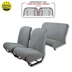 3304215 Seat Cover Set – Inner Rounded Corners – With Sides – Grey Diamond Dolly Pattern – Complete Set