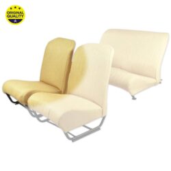 3300436 RIGHT FRONT - Seat Cover - Inner Squared Corners - With Sides - Yellow
