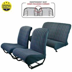 33042112 Seat Cover - Inner Rounded Corners - With Sides  - Special Pattern - Complete Set