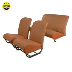 33042115 Seat Cover Set - Inner Rounded Corners - With Sides - Chocolate Targa - Complete Set