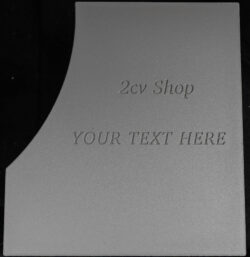 8011017 LEFT – 2cv Boot Box – BLACK (No Name)